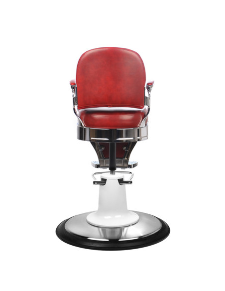 Gabbiano children's barber chair, maroon horse