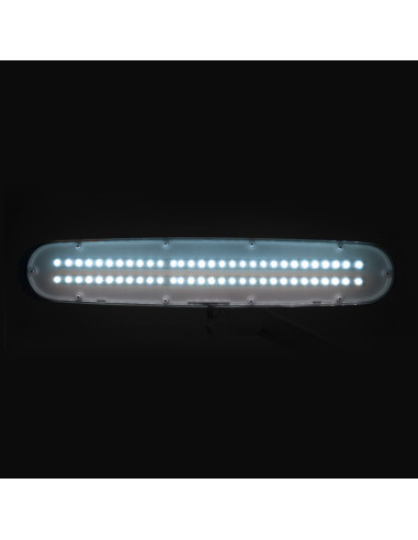 Elegant 801-s LED workshop lamp with a standard white tripod