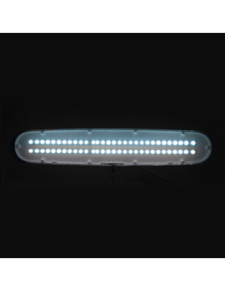 Elegant 801-s LED workshop lamp with a standard white tripod