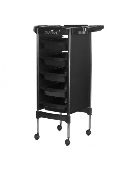 Gabbiano hairdressing trolley fx11-5 black