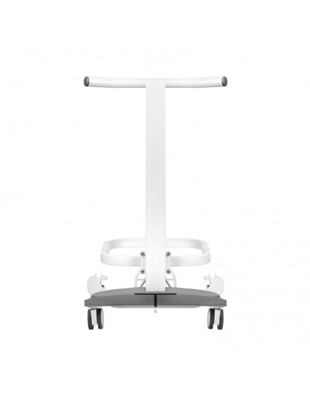 Comfort pedicure tray on wheels with lift function