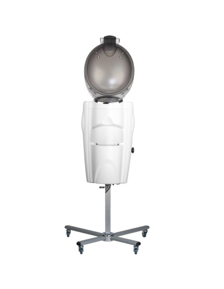 Gabbiano white standing hairdressing sauna with active ozone