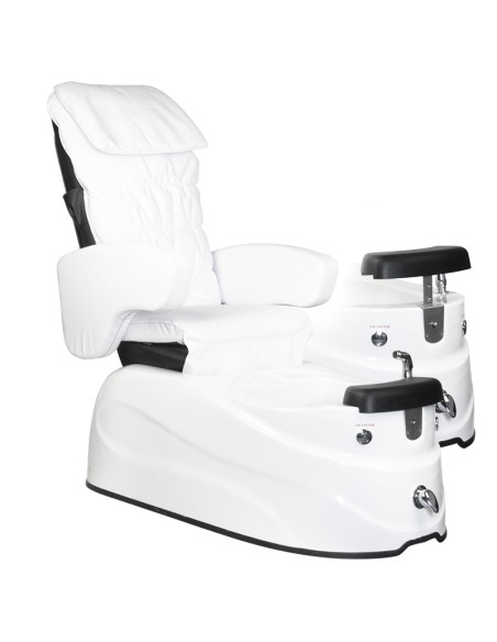 Spa pedicure chair as-122 white with massage function