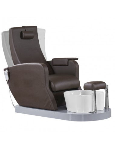 Spa chair for pedicure azzurro 016 brown
