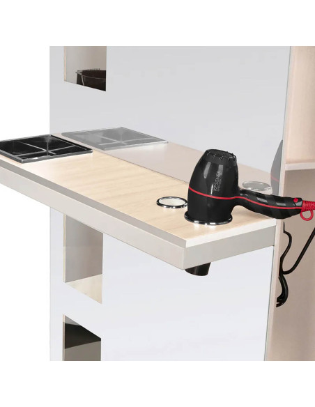 Gabbiano hairdressing console b058 pearl