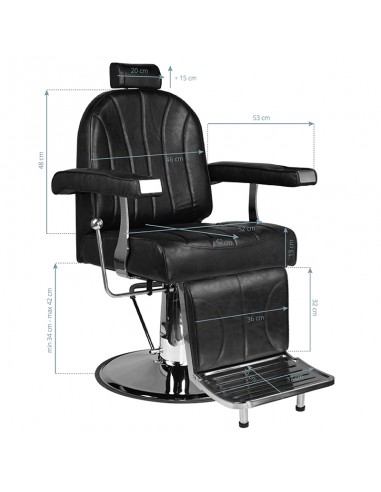 Hair system barber chair sm138 black
