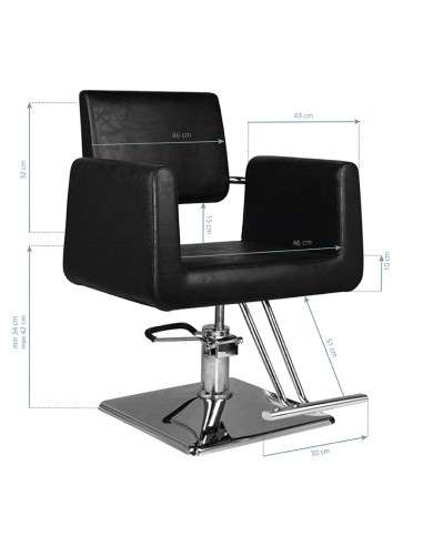 Hair system hairdressing chair sm313 black
