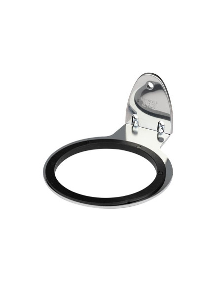 Wall-mounted holder for a hair dryer q96 chrome