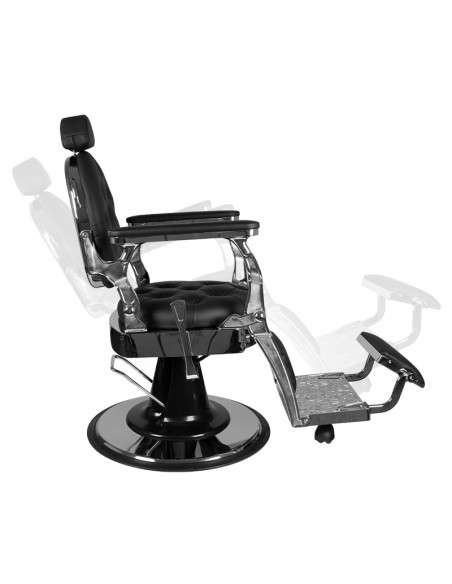 Gabbiano Barber Chair Giulio silver black