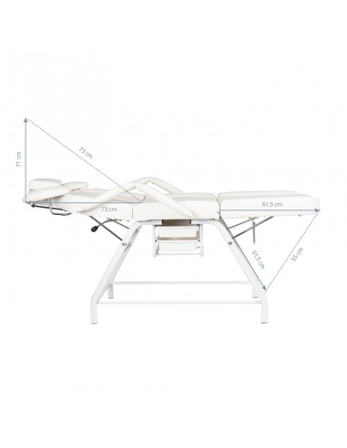Ivette eyelash treatment chair white