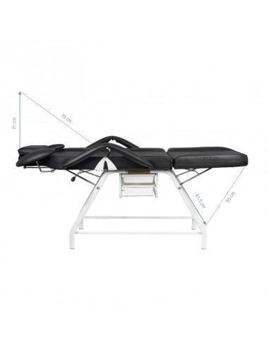 Treatment chair for eyelashes ivette black