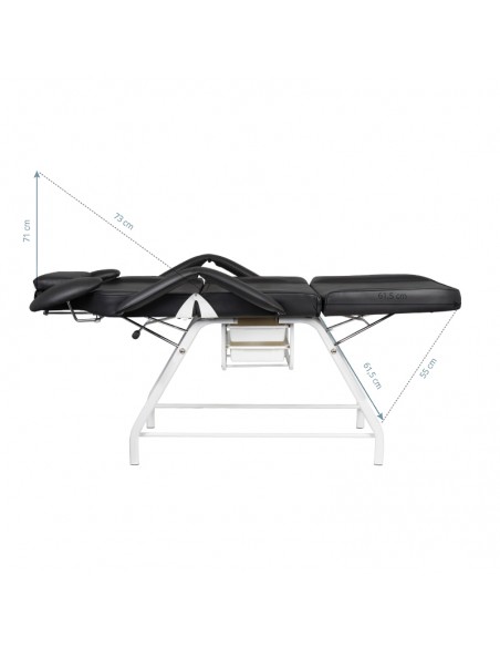 Treatment chair for eyelashes ivette black
