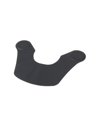 Black protective barber collar