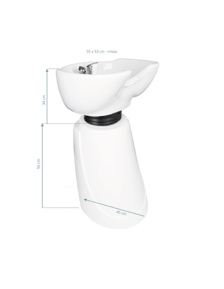 Gabbiano washing station mt-a3 white