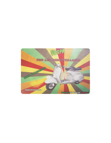 Decorative plaque vespa c018