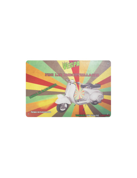 Decorative plaque vespa c018