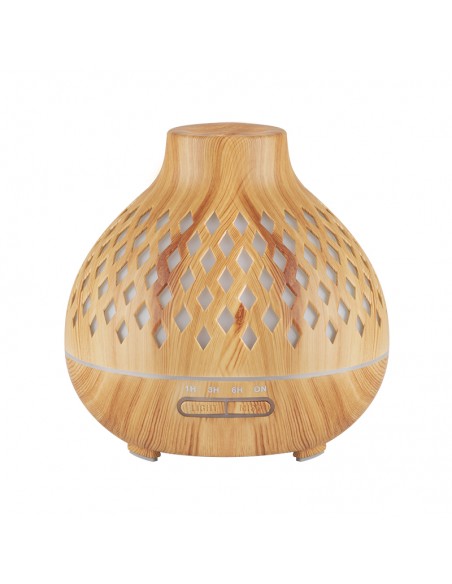 Aroma diffuser spa air humidifier 10 light wood 400ml + timer