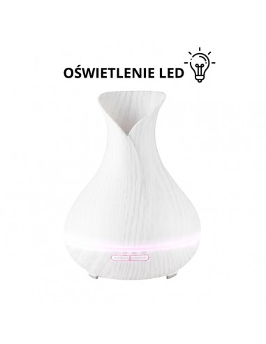 Aroma diffuser air humidifier spa 15 white wood 550 ml + timer