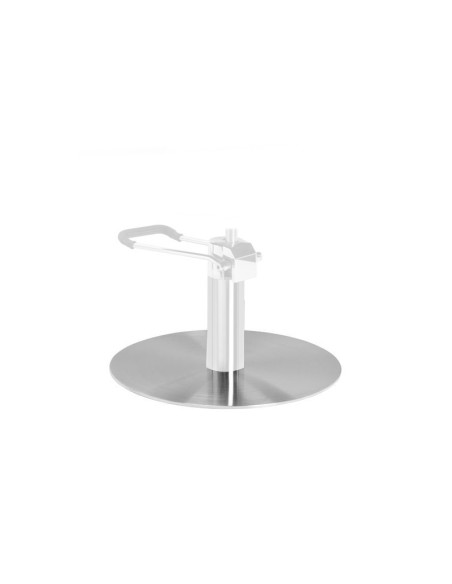 Round inox l010 base for the barber chair