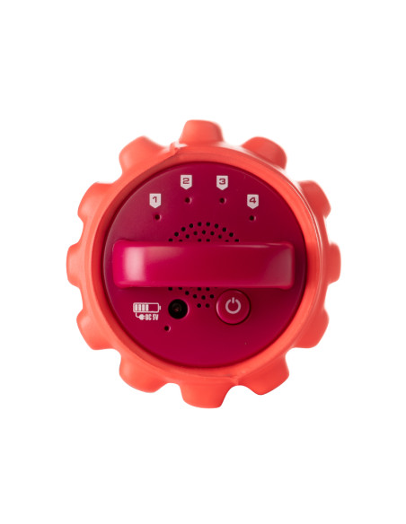 Vibrant orange exercise roller