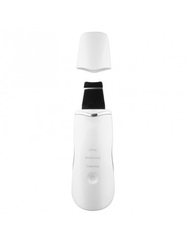 DEVICE MINI SKIN SCRUBBER WHITE PEARL + SYIS AMPOULE WITH HYALURONIC ACID 15 ML