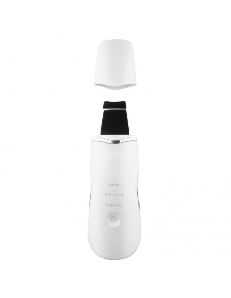 DEVICE MINI SKIN SCRUBBER WHITE PEARL + SYIS AMPOULE WITH HYALURONIC ACID 15 ML