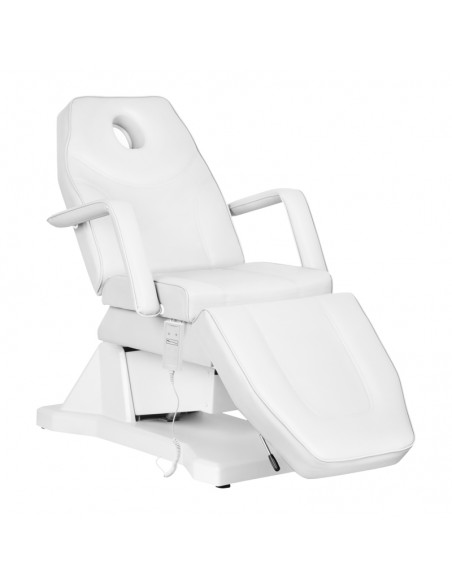 ELECTRIC COSMETIC CHAIR SOFT 1 MOTOR. WHITE