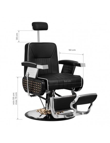 Gabbiano Barber Chair Livio black  