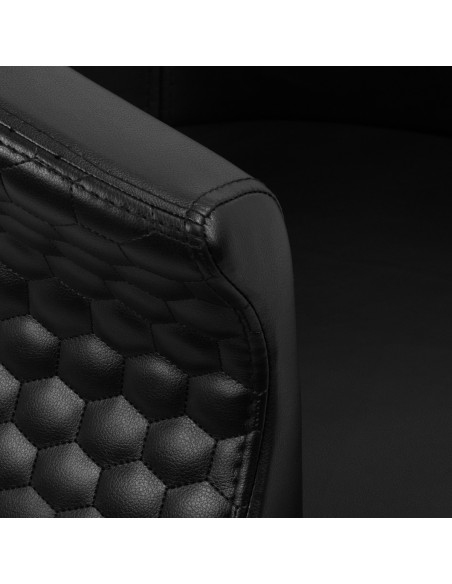 Gabbiano hairdressing chair Wersal gold black