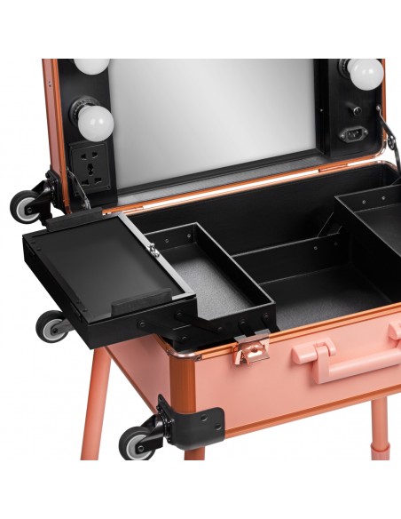 CASE PORTABLE STAND T-27 ROSE GOLD