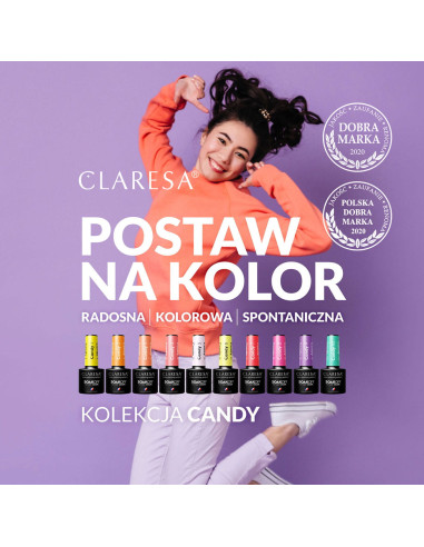 CLARESA Hybrid nail polish CANDY 9