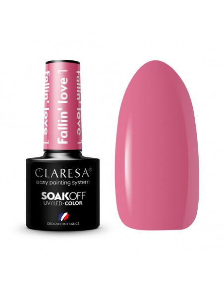 CLARESA Hybrid nail polish FALLIN "LOVE 1