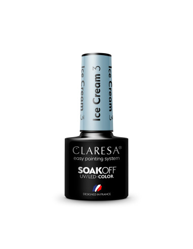 CLARESA hybrid varnish Ice cream 3 -5g