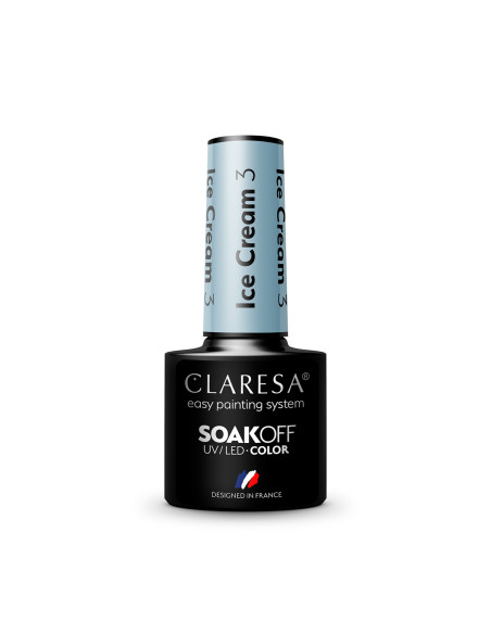 CLARESA hybrid varnish Ice cream 3 -5g