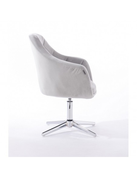 Hroove Salon Chair - Light Grey BFHR830CROSS