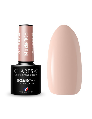 CLARESA Hybrid nail polish NUDE 106 -5g