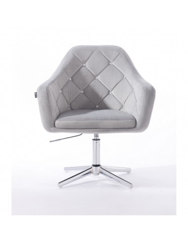 Hroove Salon Chair - Light Grey BFHR830CROSS