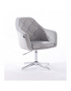Hroove Salon Chair - Light Grey BFHR830CROSS