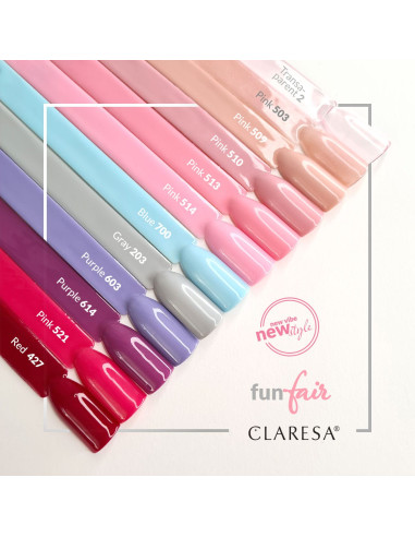 CLARESA Hybrid nail polish RED 427 -5g  