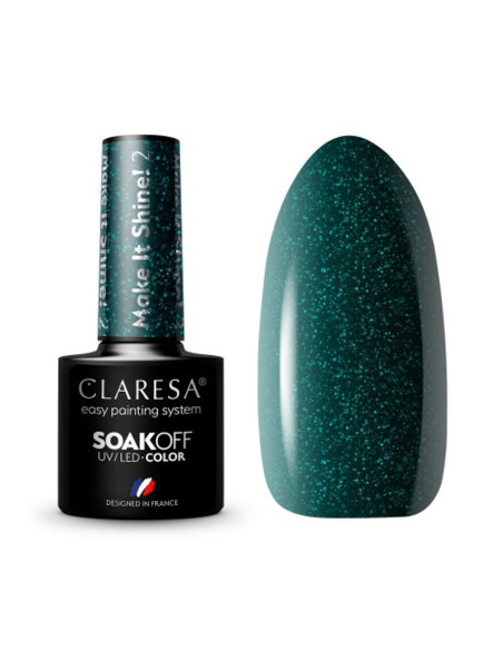 CLARESA Hybrid nail polish Make It Shine! 2 -5g