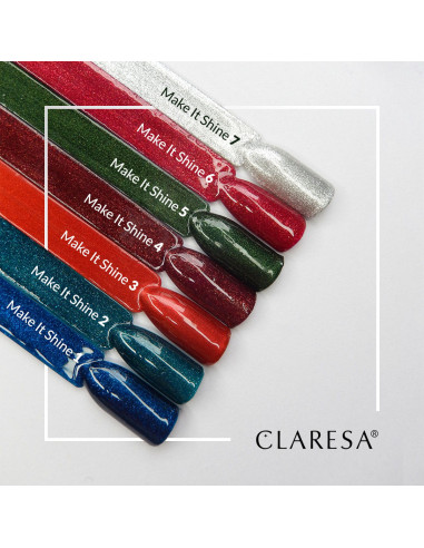 CLARESA Hybrid nail polish Make It Shine! 3-5g