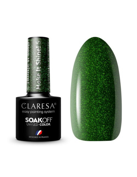 CLARESA Hybrid nail polish Make It Shine! 5 -5g