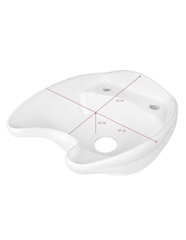 Gabbiano white wash bowl