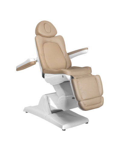 Electric cosmetic chair azzurro 870 3 strong cappuccino