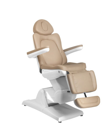 Electric cosmetic chair azzurro 870 3 strong cappuccino
