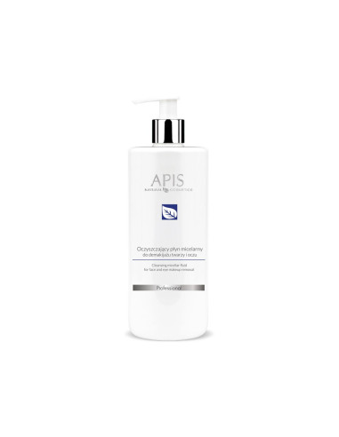 Apis cleansing micellar water for face and eye make-up removal 500ml