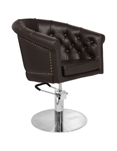 Gabbiano london brown hairdressing chair