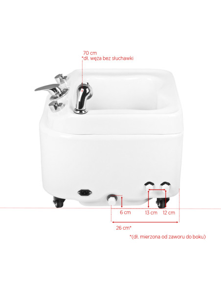 Azzurro tray for pedicure with hydromassage a023