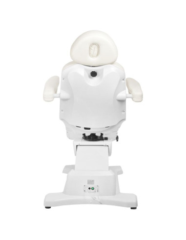 Electric cosmetic chair azzurro 869a rotary 4 engine white