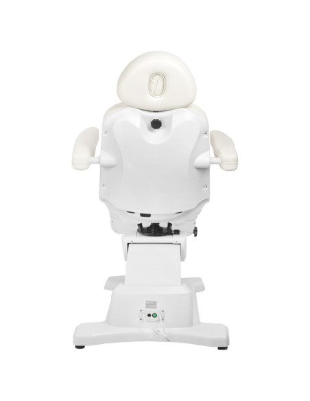 Electric cosmetic chair azzurro 869a rotary 4 engine white